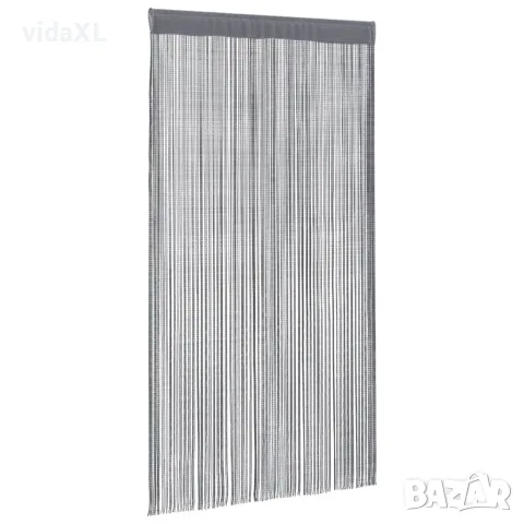vidaXL Завеси тип „канап“, 2 бр., антрацит, 140x250 см, снимка 3 - Пердета и завеси - 56147555