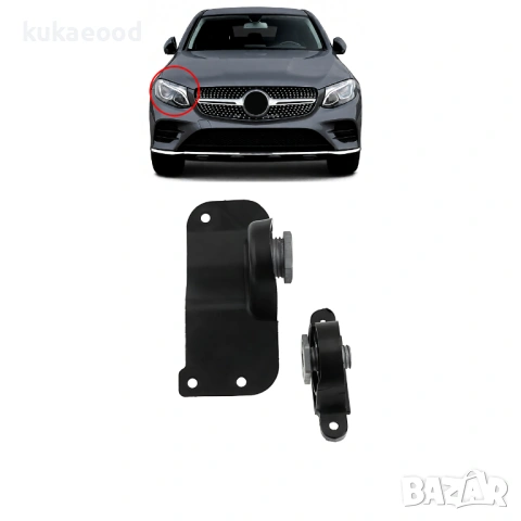 Комплект щипки за захващане на фар Mercedes GLC X253, снимка 3 - Части - 54192234