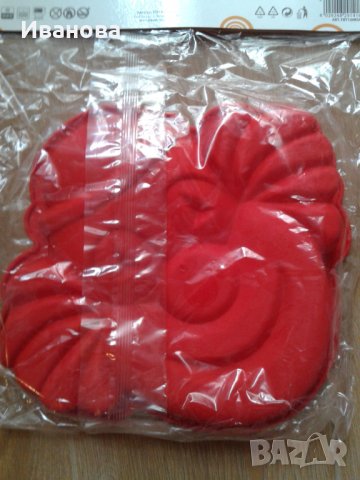 Нова форма за печене клоун, от платинен сладкарски силикон.