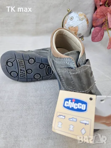 👟 CHICCO №23 🇮🇹  ЧИСТО НОВИ ДЕТСКИ ИТАЛИАНСКИ КОЖЕНИ БОТИ , снимка 3 - Детски боти и ботуши - 55805535