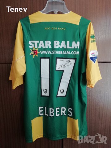 ADO Den Haag Stanley Elbers мачова фланелка с автограф тениска , снимка 2 - Тениски - 37585012