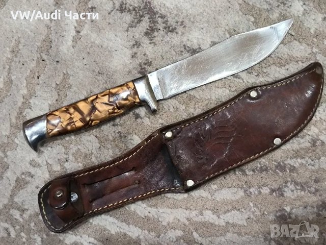 Стар български ловен нож ножка ножче 26см.