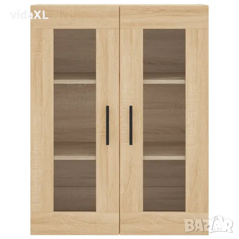 vidaXL Висок шкаф, дъб сонома, 69,5x34x180 см, инженерно дърво, снимка 6 - Бюфети - 56146770