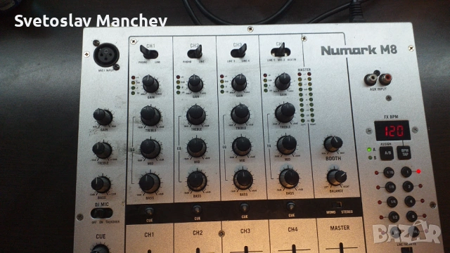 DJ MIXER Numark M 8, снимка 3 - Ресийвъри, усилватели, смесителни пултове - 53237582