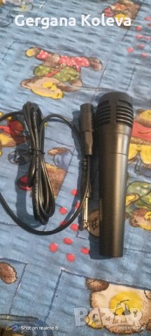 Продавам микрофон за караоке колона или друго. , снимка 2 - Микрофони - 42688237