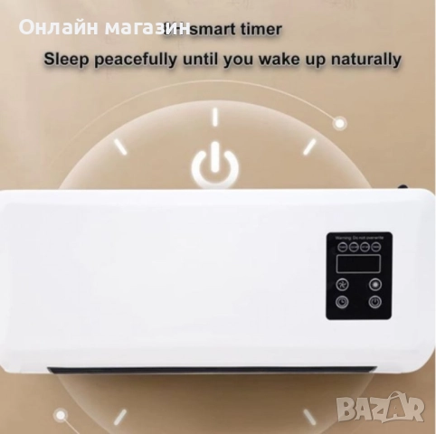 Печка за стенен монтаж с двойно предназначение – отопление и охлаждане, снимка 2 - Отоплителни печки - 48426107