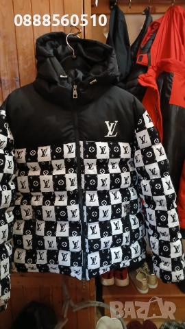 ***ХИТ ЦЕНА*** Мъжко Зимно Яке Louis Vuitton Луи Виитон Winter men jacket 