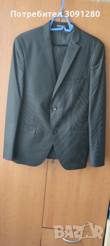 Черен мъжки официален костюм, снимка 1