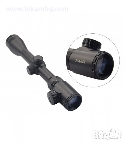 ОПТИЧЕСКИ МЕРНИК BUSHNELL 3-9X40 ТАКТИЧЕСКО МАРКИРАНЕ НА ПОЛЕТО И ХОЛОГРАФ - код 1891, снимка 8 - Оборудване и аксесоари за оръжия - 33975879