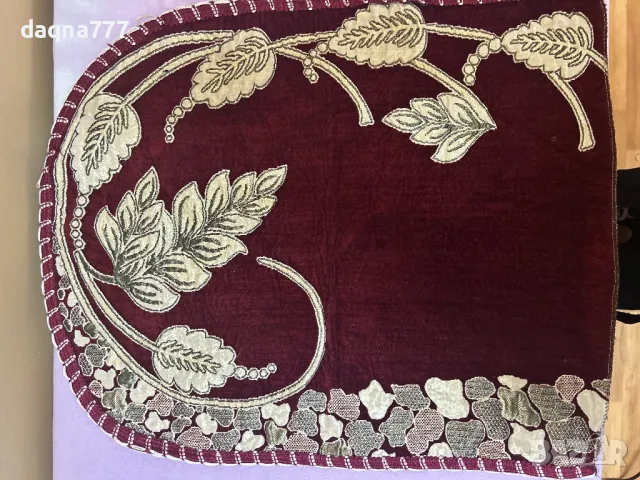 Бродирано покривало за фотьойл/ стол, снимка 3 - Столове - 50038379