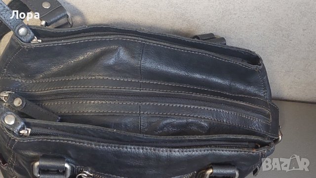 Дамска чанта SPIKES & SPARROW естествена кожа , снимка 6 - Чанти - 44240434