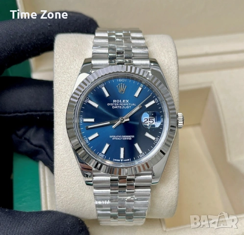 Rolex Datejust 41mm Steel Blue Dial Automatic Различни Варианти, снимка 5 - Мъжки - 54050416