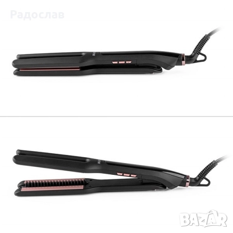 Преса за изправяне на коса с вграден насочващ гребен Muhler MHS-777, снимка 2 - Преси за коса - 52597379