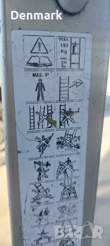 Алуминиева стълба  2 x 4, снимка 4 - Други инструменти - 48284624