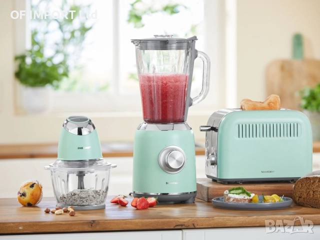 Блендер със Стъклена Кана SILVERCREST, снимка 4 - Блендери - 52114274