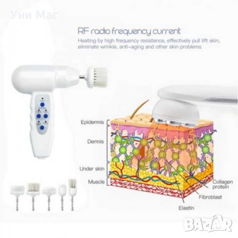 Четков пилинг 5 в 1 , фриматор LW - 019, козметичен уред за лице, снимка 4 - Козметични уреди - 30918913