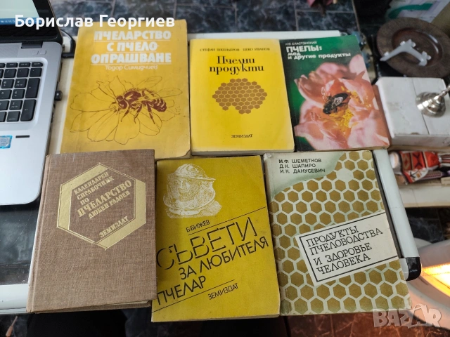 Лот книги за пчеларство