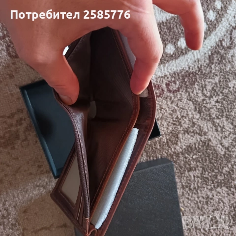 Мъжки портфейл кожа, снимка 4 - Портфейли, портмонета - 53161792