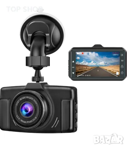 Видеорегистратор CHORTAU задна камера, нощно виждане,паркинг G сензор