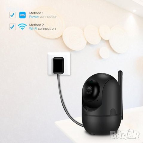 Wifi Смарт безжична камера Robocam Full HD, снимка 3 - Камери - 28197358