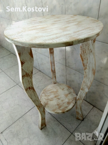 Дървена масичка, снимка 2 - Маси - 54278950