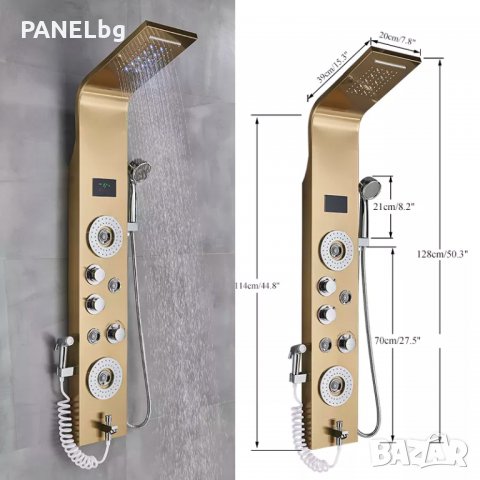 Хидромасажен душ панел Анхел,смесител за баня-БЕЗПЛАТНА ДОСТАВКА, снимка 16 - Душове - 35556147