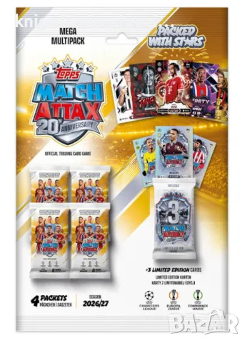 Албум за карти Topps UCC Champions League Match Attax 2026/27, снимка 6 - Колекции - 56134017