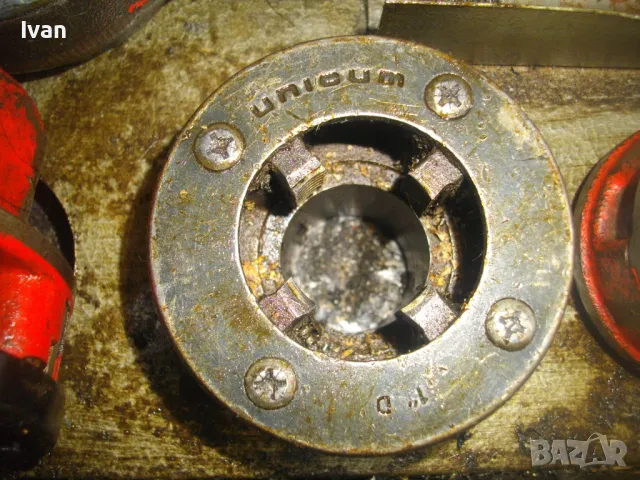 VIRAX ФРЕНСКА ВИНТОНАРЕЗКА ВИНТОРЕЗ ПЛАШКА ПАФТА ЗА НАПРАВА НА РЕЗБИ НА МЕТАЛНИ ВОДОПРОВОДНИ ТРЪБИ, снимка 9 - Други инструменти - 48268645