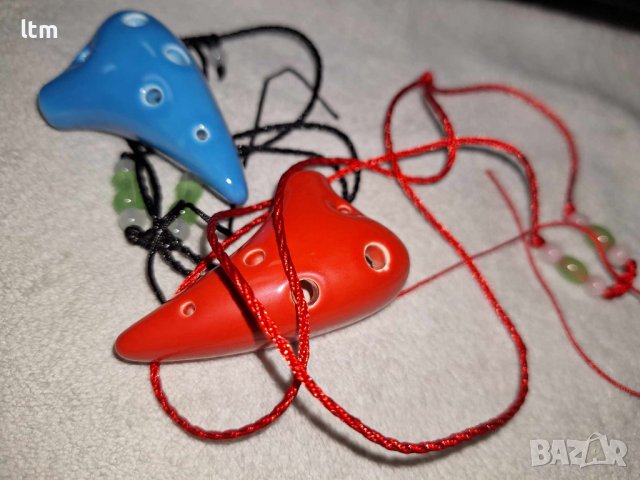 Малка керамична окарина, снимка 2 - Духови инструменти - 44406611