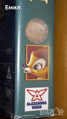 Видеокасета " Бамби", снимка 4 - Анимации - 50369856