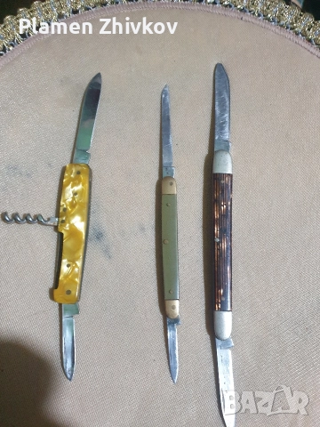стари джобни чекики Не са брилянтни но много добри , снимка 4 - Ножове - 52747951