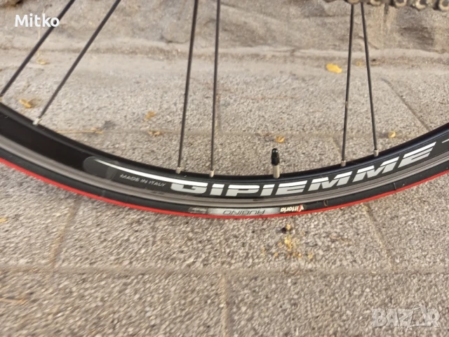 28 цола алуминиев велосипед с 24 скорости палцови команди усилени капли карбонова вилка като нов , снимка 3 - Велосипеди - 50740956