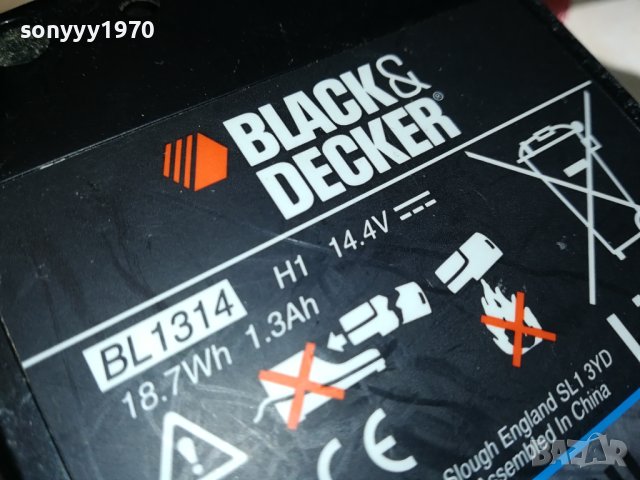BLACK DECKER 14,4V-LITHIUM BATTERY PACK-ВНОС FRANCE 2410231633, снимка 11 - Винтоверти - 42703623