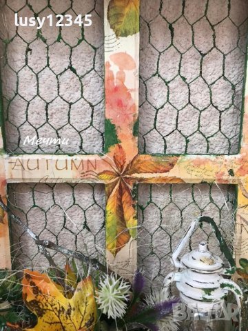 Декоративен прозорец-Любима есен!, снимка 2 - Декорация за дома - 42698931