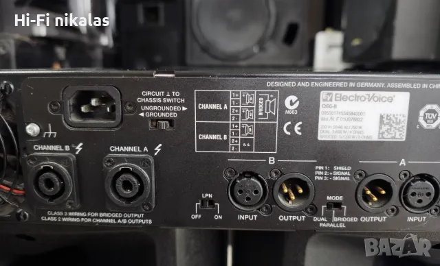 професионално стъпало усилвател + тонколони EV ® Electro VOICE Q66 SX 300, снимка 8 - Ресийвъри, усилватели, смесителни пултове - 50254882