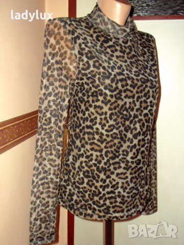 Only, Леопардов принт, Размер М. Код 1109, снимка 3 - Блузи с дълъг ръкав и пуловери - 29433610