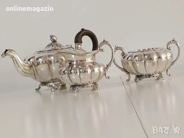 Продавам посребрени прибори от 1881 година , снимка 5 - Антикварни и старинни предмети - 55778181