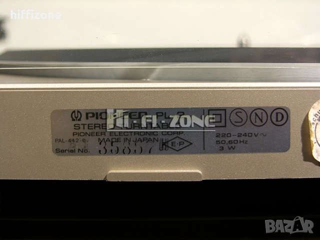 Грамофон  Pioneer pl-2 , снимка 13 - Грамофони - 52974065