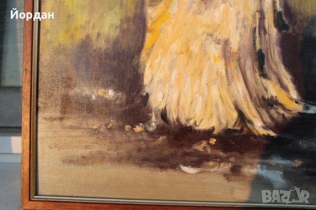 Маслена картина върху картон, снимка 2 - Колекции - 38628800