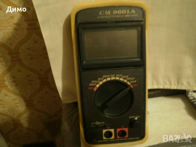 капацитомер- дигитален- с калибрация