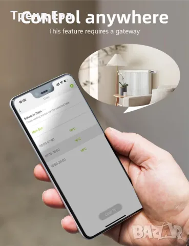 WiFi термоглава за радиатор + хъб, снимка 4 - Радиатори - 49734915