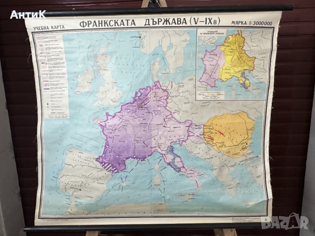 Стари Исторически Карти, снимка 2 - Антикварни и старинни предмети - 52184395