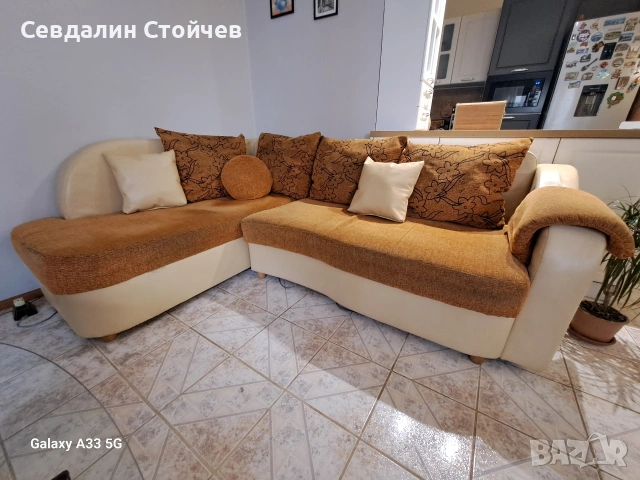 Ъглова мека мебел, снимка 2 - Дивани и мека мебел - 53928735
