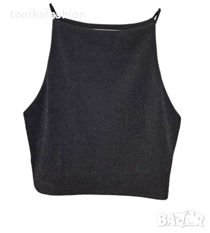 Парти късо потниче с камъчета , снимка 6 - Потници - 48614051