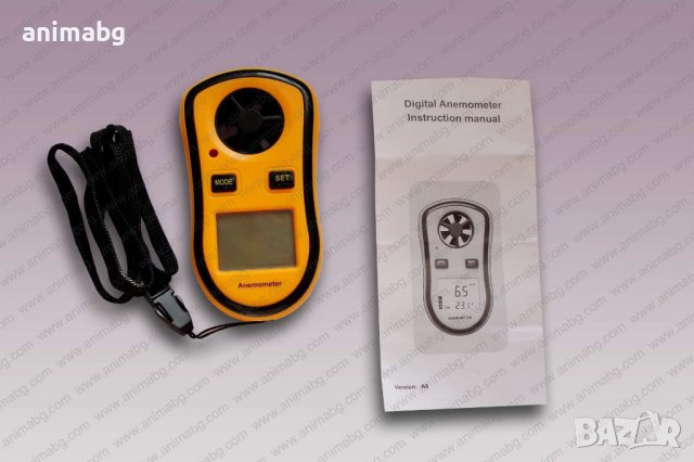 ANIMABG Цифров анемометър (Ветромер), снимка 3 - Друга електроника - 37007637