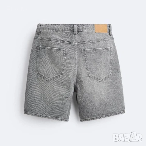Нови мъжки къси дънки Zara, размер 36, снимка 4 - Къси панталони - 54227329