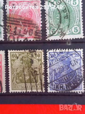 Австро-Унгария и Германия марки, снимка 4 - Филателия - 42254626