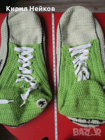 Оригинални терлици "маратонки" от памучна прежда, снимка 6 - Други - 51972086