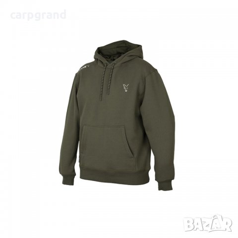 Суичър FOX COLLECTION Green & Silver Hoodie, снимка 2 - Екипировка - 31070413