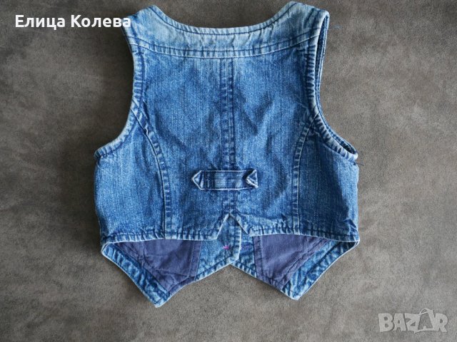 Дънково елече 116 см, снимка 2 - Детски якета и елеци - 37755642